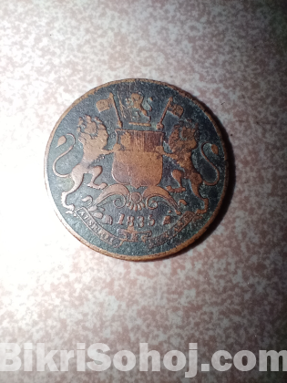 Old antique coin